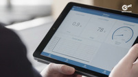 NORDCON App with NORDAC ACCESS BT on a tablet