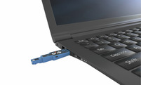 NORD ACCESS BT device inserted into a laptop