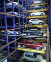 automated car parking storage and retrieval system using NORD drive units