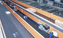 Drive technology for parcel conveyor systems